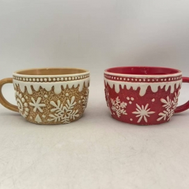 CERAMIC CUP SNOW